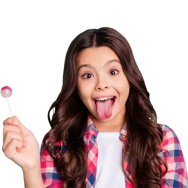 girl with lolipop