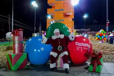 Santa at Toy Box Golf